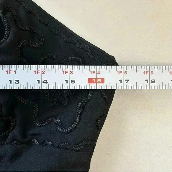 Dramatix Fit & Flare Babydoll Dress A-Line Sweetheart Mini Black Size Medium - Picture 12 of 17